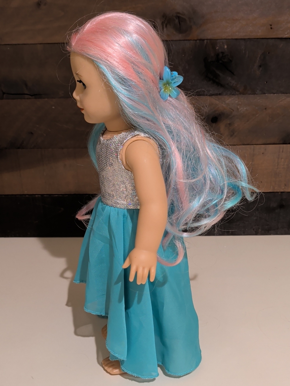 American Girl Truly Me #88  Pastel-pink- Blue Hair Fashion Doll 18"X6.5" - Picture 4 of 9